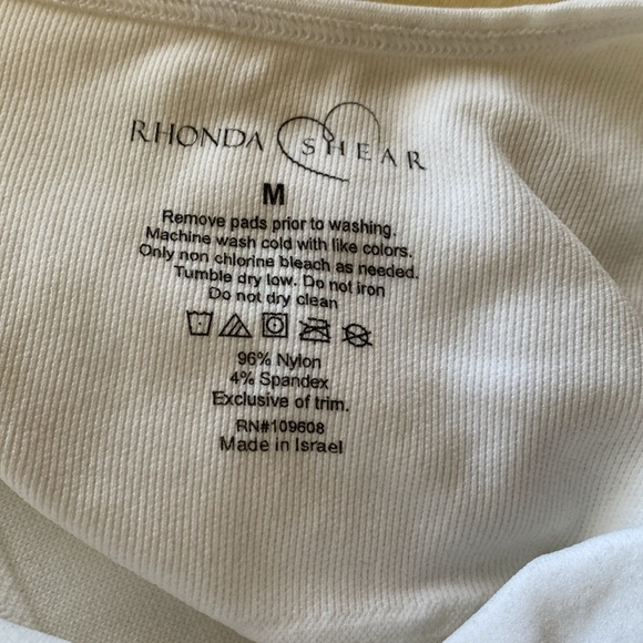 NEW Cute white bralette. Nylon/spandex. Size M - Picture 4 of 4